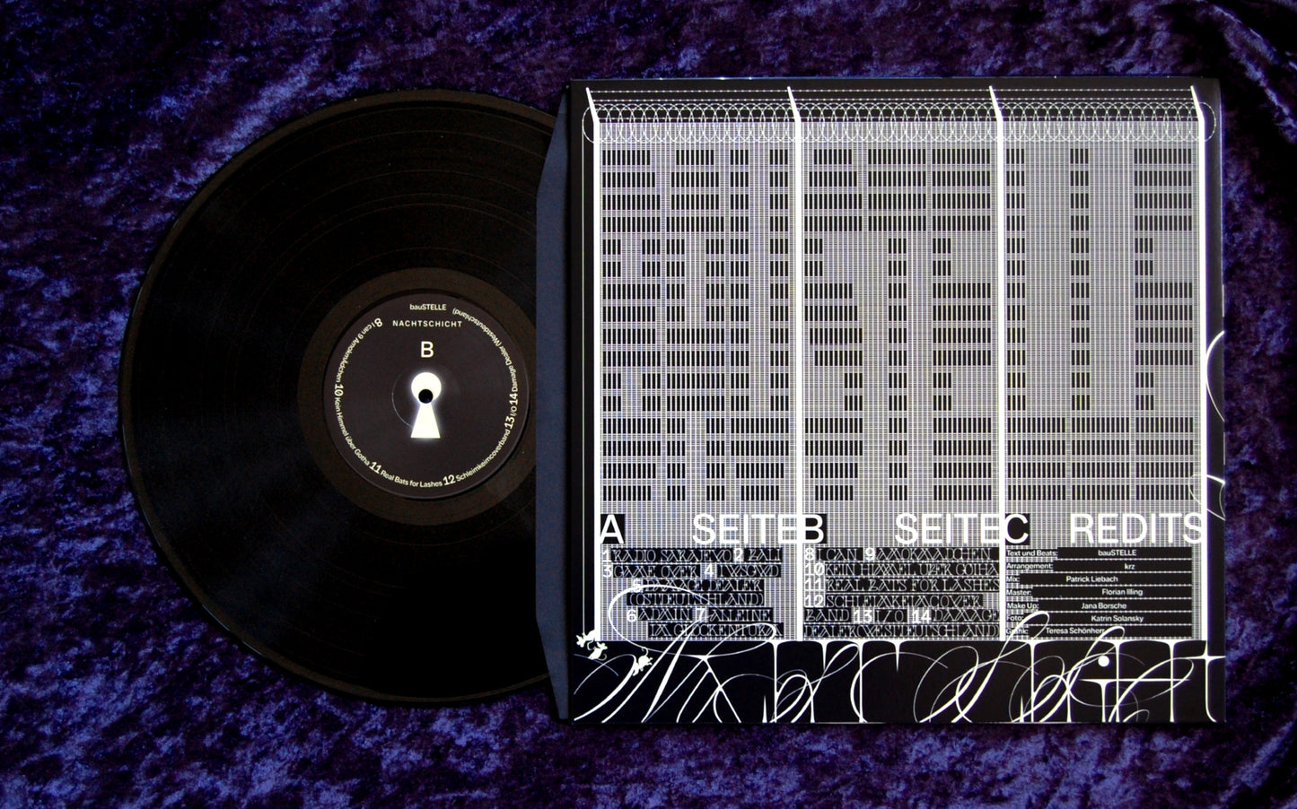 bauSTELLE - Nachtschicht LP 12" inkl Bonus-Schlagstock