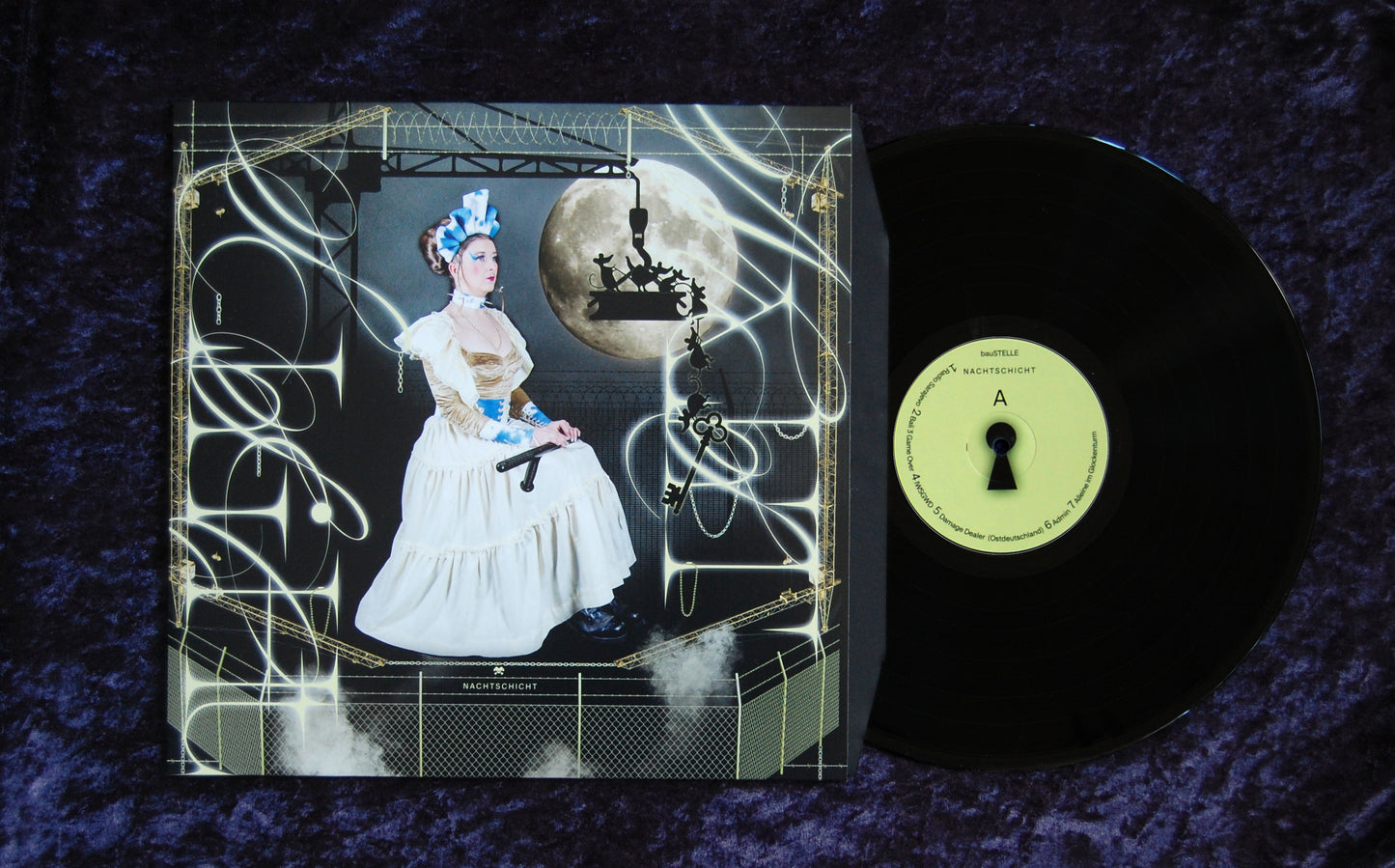 bauSTELLE - Nachtschicht LP 12" inkl Bonus-Schlagstock